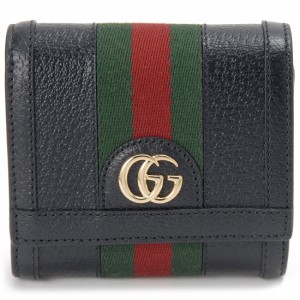 GUCCI グッチ アウトレット 二つ折り財布 レディース ブラック 719887DJ2DG1060