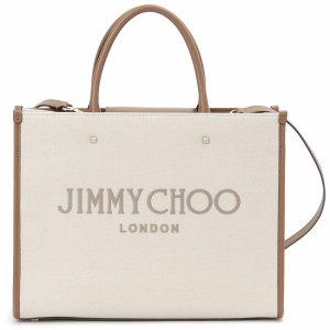 JIMMY CHOO ジミーチュウ トートバッグ レディース ナチュラル VARENNEM LJJ NA AVENUE M TOTE