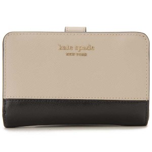 KATE SPADE ケイトスペード 二つ折り財布 レディース ベージュ PWR00279 195 スペンサー