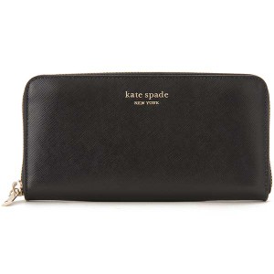 KATE SPADE ケイトスペード ラウンドファスナー長財布 レディース ブラック PWR00281 001 スペンサー