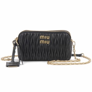 MIU MIU ミュウミュウ ショルダーバッグ レディース ブラック 5BP045N88 F0002 OLO マテラッセ