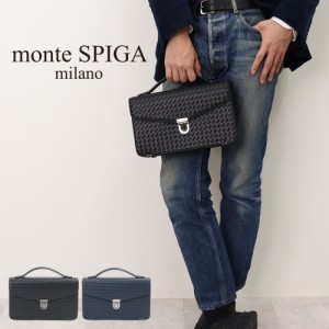 monte SPIGA モンテスピガ セカンドバッグ メッシュ クラッチバッグ メンズ G11567ME