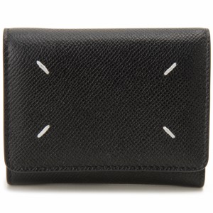 Maison Margiela メゾンマルジェラ 三つ折り財布 ブラック SA3UI0017 P4745 T8013 4ステッチ