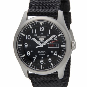 SEIKO5 セイコー5 SNZG15K1 セイコーファイブ ミリタリー ブラック メンズ 腕時計