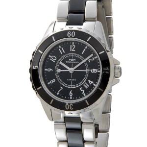 テクノス TECHNOS メンズ レディース 腕時計 TSM917TB 39mm セラミック クォーツ ブラック 時計
