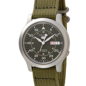 セイコー5 SEIKO5 腕時計 時計 メンズ ミリタリー グリーン SEIKO SNK805K2 セイコーファイブ