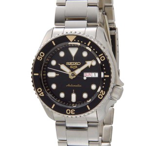 セイコー5 セイコーファイブ メンズ 腕時計 SRPD57K1 ブラック SEIKO セイコー 自動巻き 時計 ウォッチ