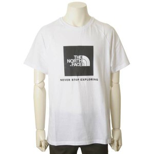 ノースフェイス THE NORTH FACE Tシャツ メンズ グレー S/S RAGLAN REDBOX ロゴ トップス 半袖 カットソー ティーシャツ