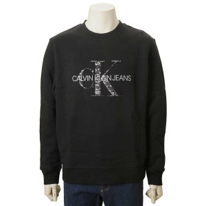 Calvin Klein JEANS カルバンクライン ジーンズ トレーナー メンズ ブラック J30J319365-BEH 長袖