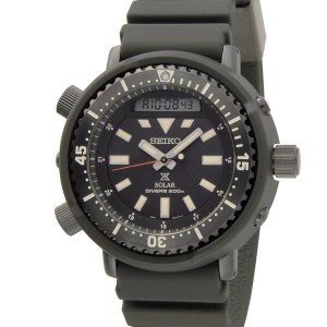 SEIKO セイコー 腕時計 メンズ ブラック SNJ031P1 PROSPEX プロスペックス ソーラー ダイバーズウォッチ