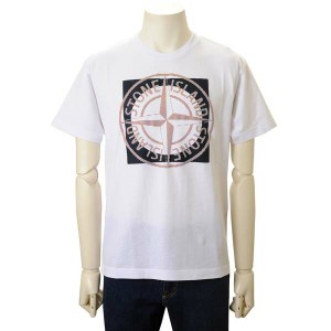 STONE ISLAND ストーンアイランド Tシャツ メンズ ホワイト 76152NS93 V0001 ブランド ロゴTシャツ