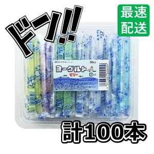 ヨーグルトゼリー 坂製菓 まとめ買い 100本 アソート　昔懐かしの　食感　Asmr　ＡＳＭＲ　まとめ買い　お菓子　駄菓子　業務用　美味し