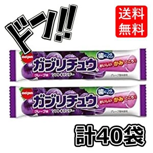 明治 チューインガム ガブリチュウ グレープ味 1本×40袋　箱買い 定番 大人気　アソート　お菓子　コーラ　ソーダ　まとめ買い　グレー