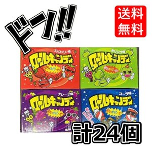 ロールキャンディ　全4種×各6個　(計24個)　やおきん　グレープ味　コーラ味　青リンゴ味　ストロベリー味　やおきん　韓国　asmr　美味