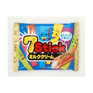 セブンスティック ミルククリーム 7本入×12袋 やおきん 7stick チョコレート クリーム ウエハース ミルク 駄菓子 お菓子 7 スティック 