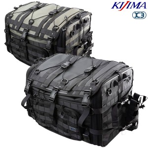 ★送料無料★KIJIMA/ K3  タクティカル　シートバッグ　L　TC07 【容量：50L〜65L】2泊以上のツーリングやキャンプに最適なサイズ感！《Z