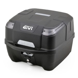 ★送料無料★GIVI (ジビ) 31432 バイク用 リアボックス 33L 未塗装ブラック モノロックケース ATLASシリーズ B33N2MD スモークリフレクタ