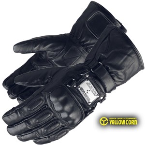 ★送料無料★YeLLOW CORN YG-247W /YG247W LEATHER WINTER GLOVES バイク/オートバイ用【秋・冬・春】ウィンターレザーグローブ /イエロ