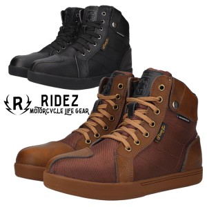 ★送料無料★RIDEZ SNEAKERS MOTO-AW ≪透湿防水仕様≫ハイカットスニーカー /ライズ