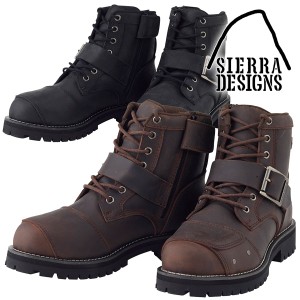 ★送料無料★SIERRA DESINGS SD6021 レザーバイカー7ホールブーツ シエラデザイン/ビクトリーキス/VICTORY KISS