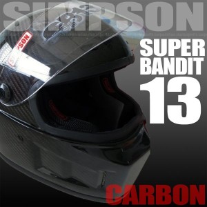 ★送料無料★シンプソン スーパーバンディット13 SB13 カーボン バイク用フルフェイスヘルメット SIMPSON SUPER BANDIT 13 CARBON