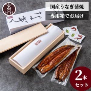 【ギフト】玄品 鰻玄の国産うなぎ蒲焼 2本セット