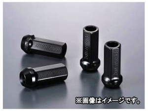 デジキャン クロモリレーシングナット ブラック 17HEX貫通 P1.25 50mm CN6K5012BK-DC 入数：1セット(4本入) ニッサン フーガ