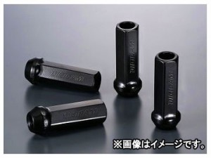 デジキャン クロモリレーシングナット ブラック 17HEX貫通 P1.5 60mm CN6K6015BK-DC 入数：1セット(4本入) ホンダ ヴェゼル RU1/RU2 2013