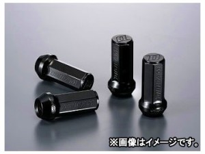 デジキャン クロモリレーシングナット ブラック 7角袋 P1.5 50mm CN7F5015BK-DC 入数：1セット(4本入) ダイハツ ムーヴコンテ L575S/L585