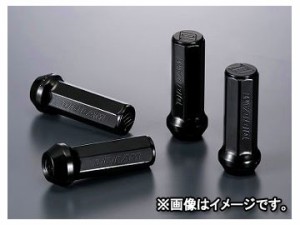 デジキャン クロモリレーシングナット ブラック 7角袋 P1.25 60mm CN7F6012BK-DC 入数：1セット(4本入) スズキ パレットSW