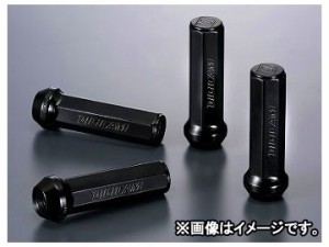 デジキャン クロモリレーシングナット ブラック 7角袋 P1.5 70mm CN7F7015BK-DC 入数：1セット(4本入) トヨタ ウィッシュ