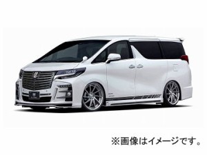 シルクブレイズ グレンツェン F/S/R 3Pセット 純正色＋シルバー塗分 バックフォグ有 トヨタ 30アルファード AGH/GGH/AYH 30・35W 後期 選