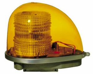 小糸製作所/KOITO 黄色AC100V警光灯2N型 AC100V フラッシュランプ ボルト直付タイプ FL-2NEY 入数：1個