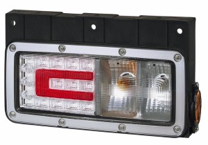 小糸製作所/KOITO トラック用リアコンビネーションランプ LED・白熱タイプ 左側 バックランプ付 LEDRCL-TR24L 入数：1個