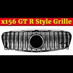 GLAクラス X156 GT R グリル シルバー フロント グリル 適用: メルセデスベンツ GLA180 GLA250 グリル 2017 タイプ001 AL-EE-1049 AL