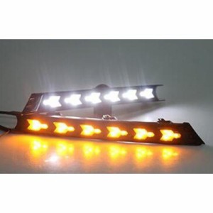 ターンシグナル スタイル リレー 防水 12V LED DRL デイタイム ランニング ライト フォグランプ 適用: マツダ CX-5 CX5 CX 5 2017 ホワイ