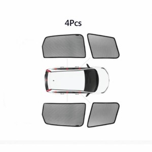 ウインドウ サンシェード メッシュ シェード ブラインド カスタム 適用: ミニ/MINI（BMW） クラブマン R55 R50 R53 F55 F56 4 ウインドウ