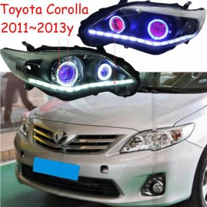 適用: トヨタ カローラ ヘッドライト アルティス 2011-2013 LED DRL HID バルブ BI キセノン フォグライト 2ピース ヘッドライト トヨタ 