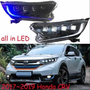 ビデオ 2017 2018 2019 バンパー ヘッド ライト 適用: ホンダ CR-V CRV ヘッドライト オールインLED フォグ ヘッドランプ LED ヘッドライ