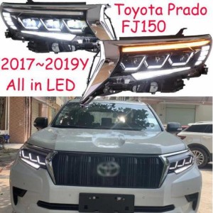 2017-2019 バンパー ヘッド ライト 適用: トヨタ プラド ヘッドライト LC150 FJ150 クルーザー オール LED フォグ ヘッドランプ タイプ00