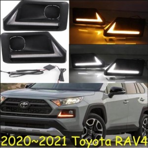 2020-2021 バンパー ヘッドランプ 適用: RAV 4 RAV4 デイタイム ライト LED DRL ヘッドライト フォグ タイプ001 トヨタ RAV4 2020-2021 A