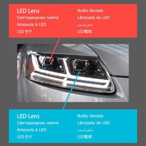 ヘッド ランプ 適用: A6 LED ヘッドライト 2004-2011 ヘッドライト A6 DRL ウインカー ハイ ビーム エンジェル アイ プロジェクター レン