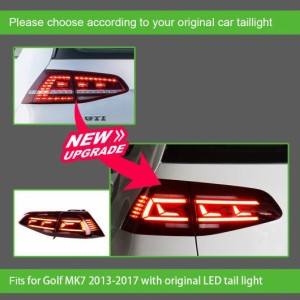 テール ランプ 適用: VW ゴルフ 7 LED テールライト 2013-2021 ゴルフ 7.5 テール ライト リア フォグ ブレーキ ウインカー スタート ア