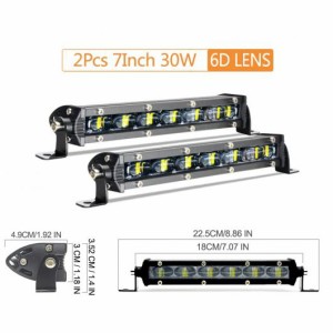 2ピース 25インチ 120W 合金 ワーク ライト 12V 24V LED スポットライト LED バー ラウンド オート トラック オフ ロード ミニ LED バー 