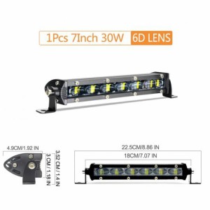 2ピース 25インチ 120W 合金 ワーク ライト 12V 24V LED スポットライト LED バー ラウンド オート トラック オフ ロード ミニ LED バー 