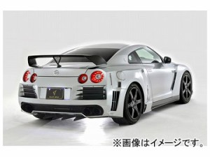 アブフラッグ リアオーバーフェンダーキット Ver.01（GFRP） ニッサン GT-R C/DBA-R35 VR38DETT 2007年12月〜