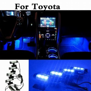 AL カー ライト装飾ランプ LED オートインテリアスタイリング トヨタ プリウス プリウス C プロボックス プログレ プロナード RAV 4 4ラ