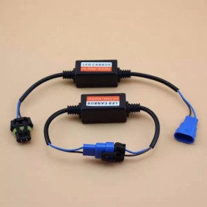 キャンセラー 2ピース カー LED ヘッドライト フォグ ランプ エラーフリー ワーニング コンデンサ CAN-BUS デコーダ 選べる6バルブ形状 9