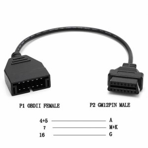 AL 車用ケーブル OBD2診断ケーブル OBD1 OBD2コネクタ GM AL-AA-7741