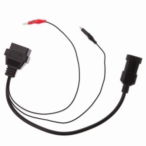 AL 車用ケーブル 3ピンオス 16 ピンメス OBD2 診断 アダプタ ケーブル コネクタ フィアット アルファロメオ　ランチア OBD2 コネクタ AL-